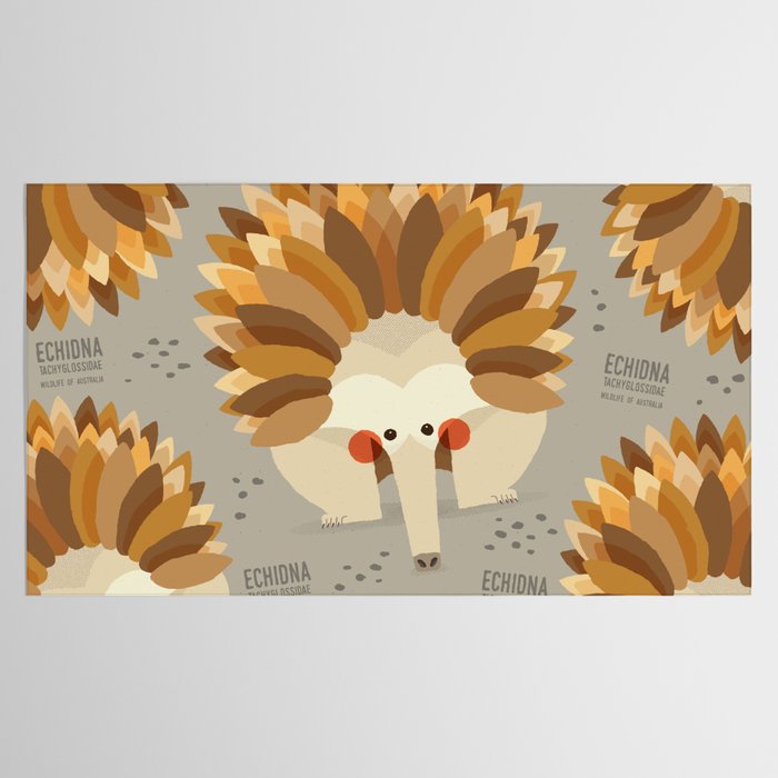 Echidna, Wildlife of Australia Tablecloth Gallery Image 2