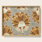 Echidna, Wildlife of Australia Serving Tray Gallery Image 1