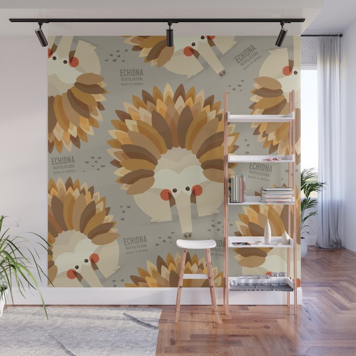 Echidna, Wildlife of Australia Wall Mural Gallery Image 1