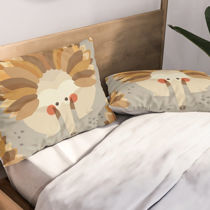 Echidna, Wildlife of Australia Pillow Sham Gallery Image 2