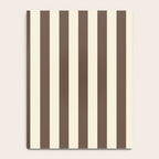Stripes of Brown and Cream Notebook Gallery Image 4