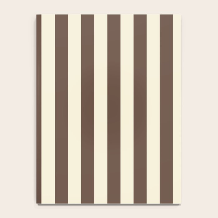 Stripes of Brown and Cream Notebook Gallery Image 4