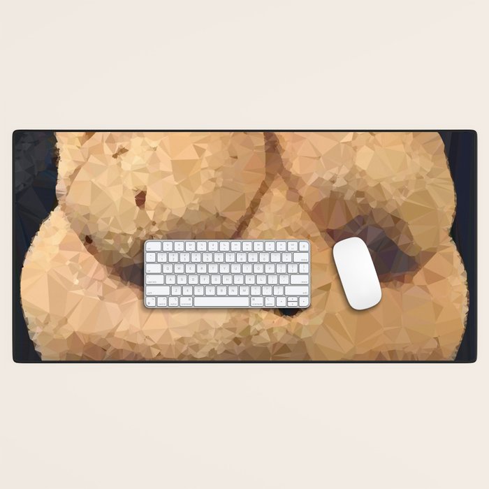 Venus of Willendorf Neolithic Fertility Goddess Low Poly Geometric Desk Mat Gallery Image 1