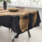 Venus of Willendorf Neolithic Fertility Goddess Low Poly Geometric Tablecloth Gallery Image 3