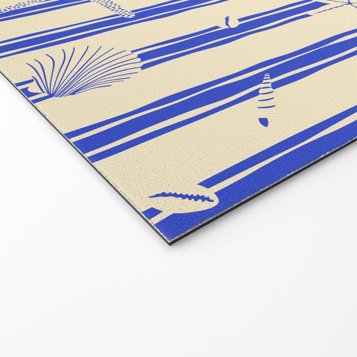 Vintage marine sea shell summer art pattern Welcome Mat Gallery Image 2