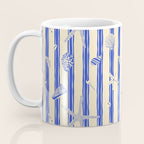 Vintage marine sea shell summer art pattern Coffee Mug Gallery Image 3