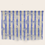 Vintage marine sea shell summer art pattern Wall Hanging Gallery Image 1