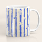 Vintage marine sea shell summer art pattern Coffee Mug Gallery Image 1