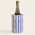 Vintage marine sea shell summer art pattern Wine Chiller Gallery Image 2