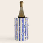 Vintage marine sea shell summer art pattern Wine Chiller Gallery Image 1