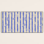 Vintage marine sea shell summer art pattern Desk Mat Gallery Image 3