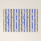 Vintage marine sea shell summer art pattern Welcome Mat Gallery Image 1