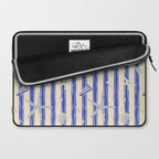 Vintage marine sea shell summer art pattern Laptop Sleeve Gallery Image 2