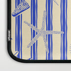 Vintage marine sea shell summer art pattern Laptop Sleeve Gallery Image 3