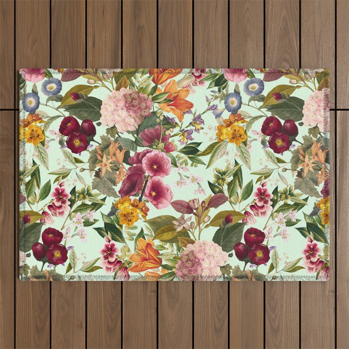 Summer Botanical Garden XVII Outdoor Rug Gallery Image 1