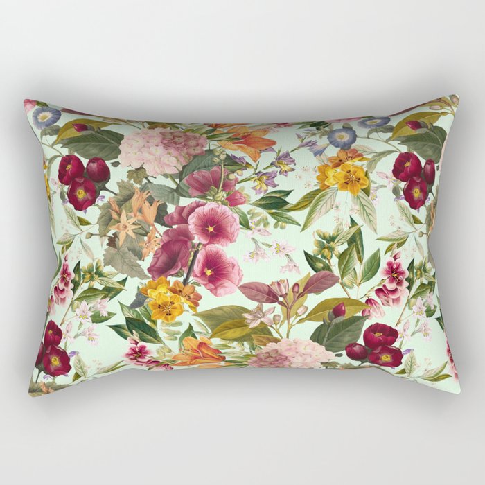 Summer Botanical Garden XVII Rectangular Pillow Gallery Image 1
