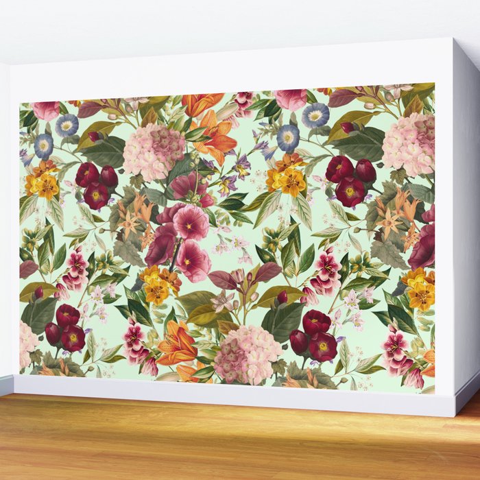 Summer Botanical Garden XVII Wall Mural Gallery Image 2