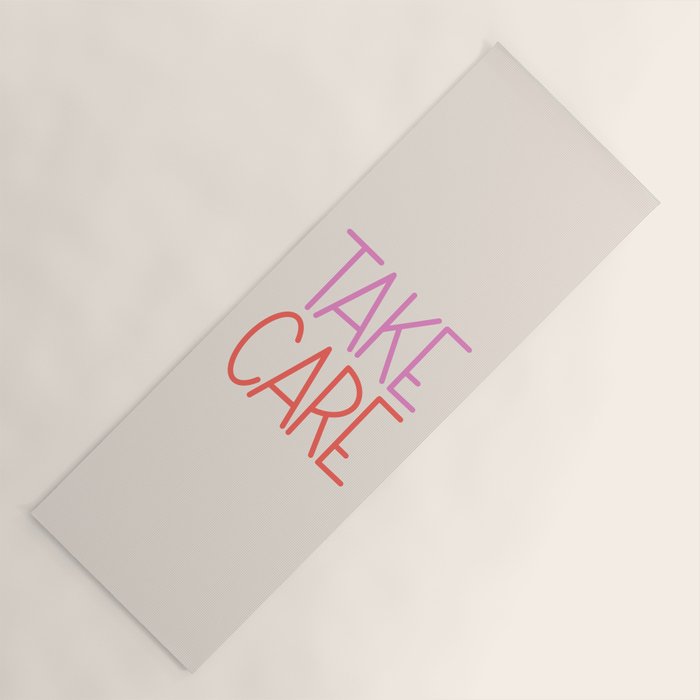 Take Care Yoga Mat Gallery Image 1