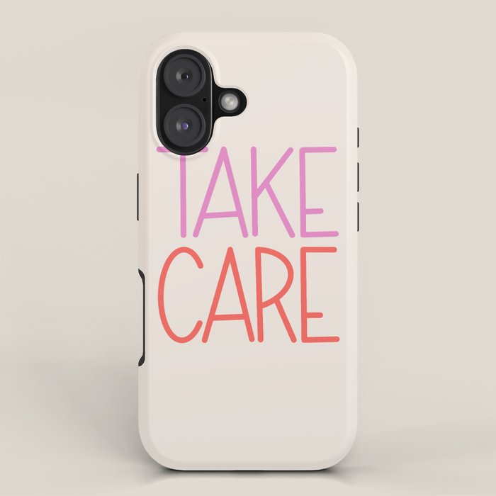 Take Care iPhone Case Gallery Image 1
