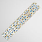Whimsical Botanical Tile Table Runner Gallery Image 3