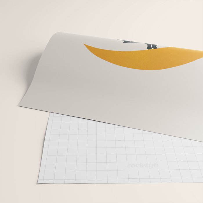 Moon and Cat Wrapping Paper Gallery Image 2