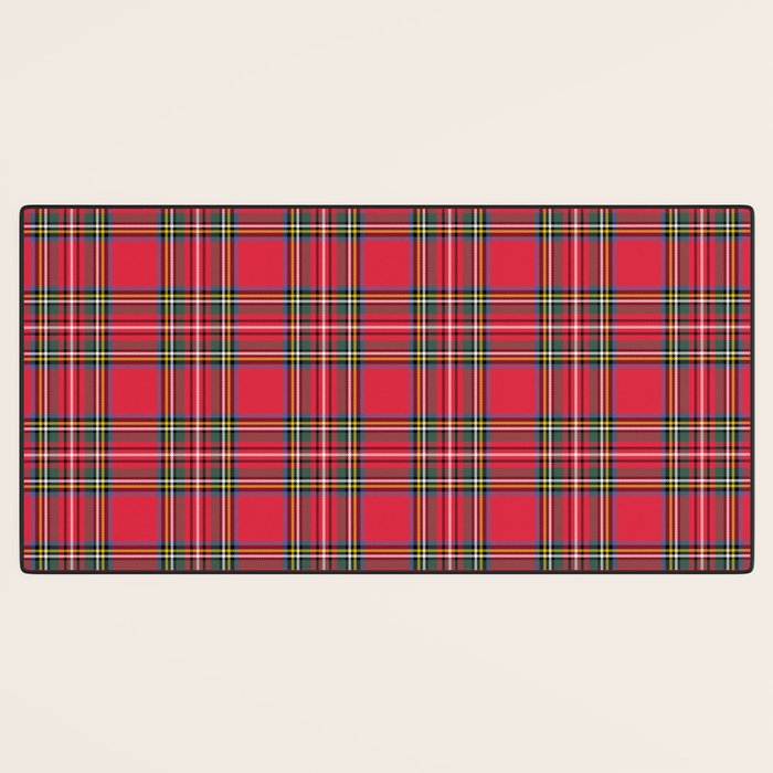 Red & Green Tartan Pattern Desk Mat Gallery Image 3