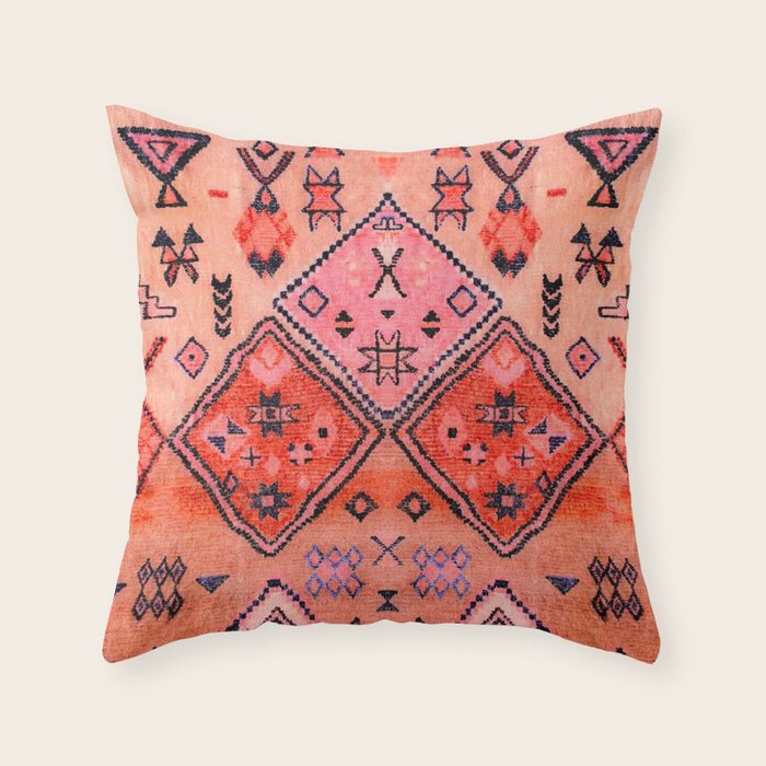 Epic Rustic & Farmhouse Style Original Moroccan Artwork  Throw Pillow Gallery Image 6