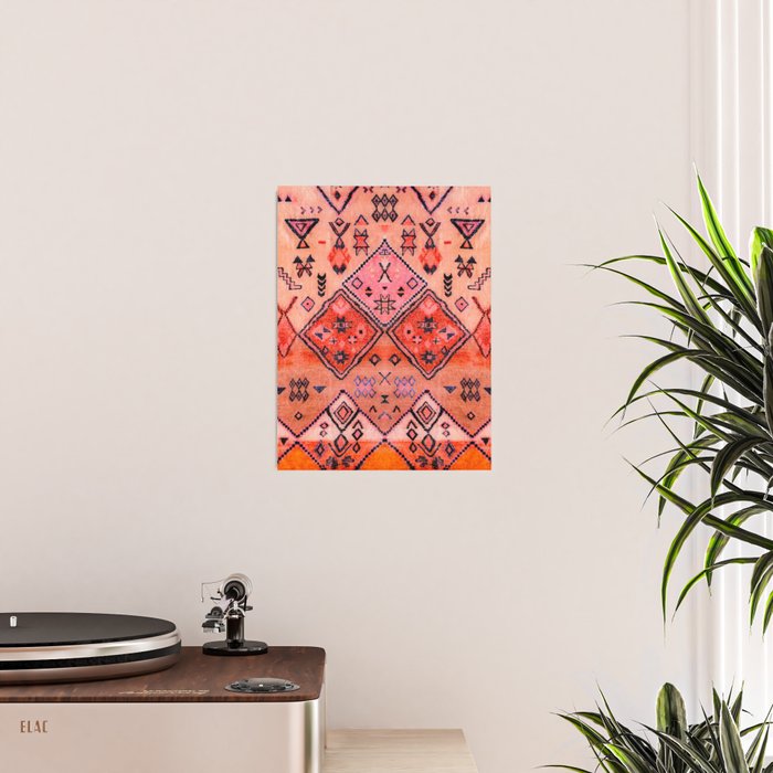 Epic Rustic & Farmhouse Style Original Moroccan Artwork  Poster Gallery Image 2