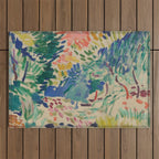 Landscape at Collioure by Henri Matisse Outdoor Rug Gallery Image 1