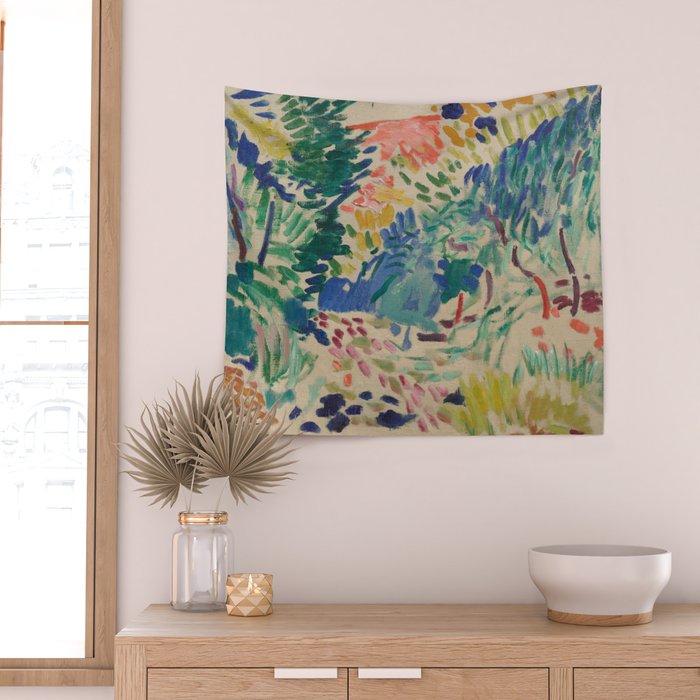 Landscape at Collioure by Henri Matisse Wall Tapestry Gallery Image 2