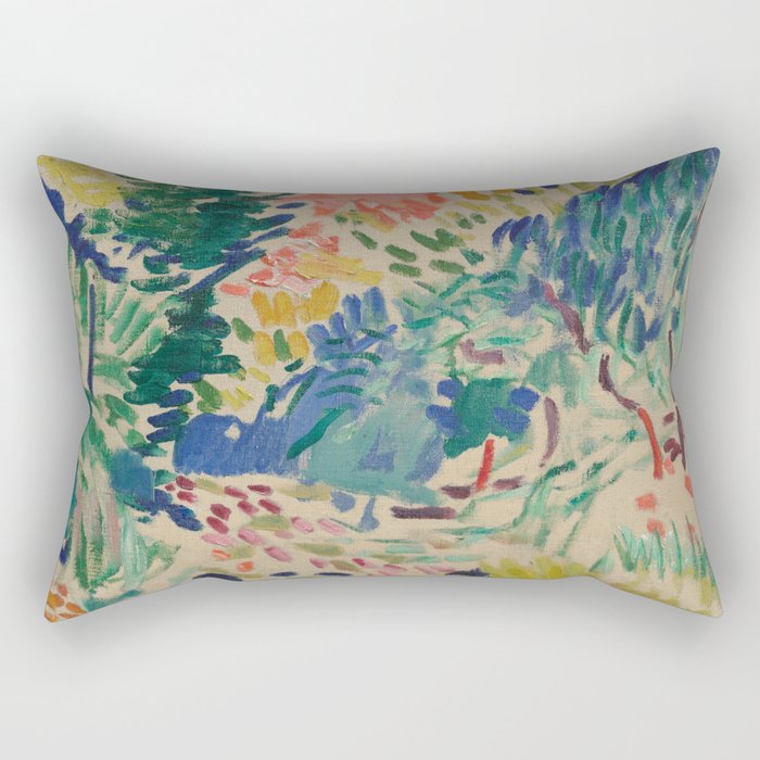 Landscape at Collioure by Henri Matisse Rectangular Pillow Gallery Image 1