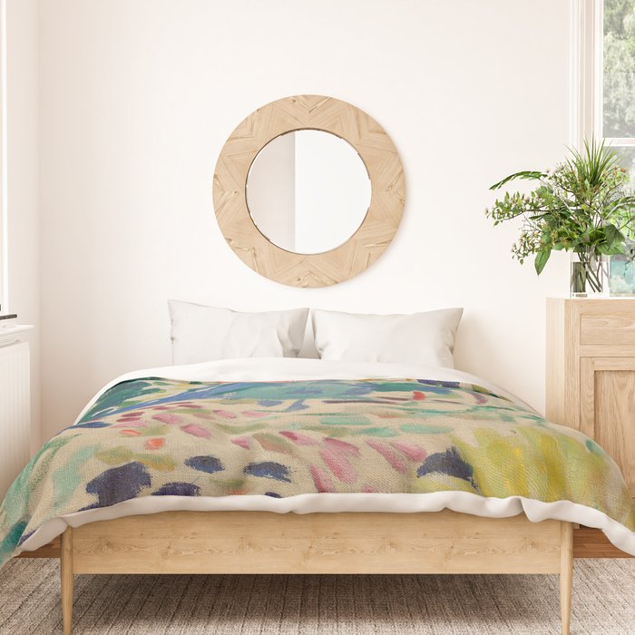 Landscape at Collioure by Henri Matisse Duvet Cover Gallery Image 3