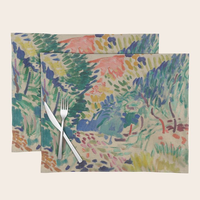 Landscape at Collioure by Henri Matisse Placemat Gallery Image 1