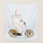 milk and cookies Wall Tapestry Gallery Image 4