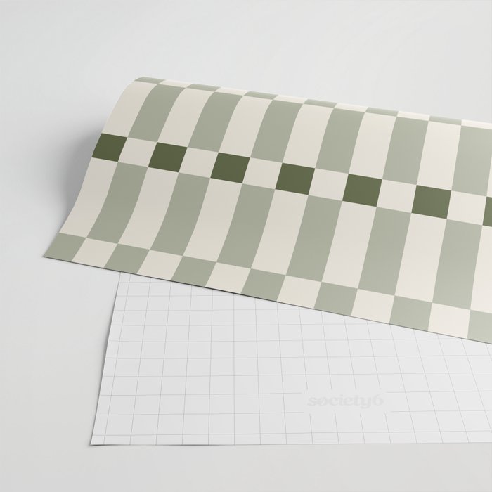 TILES II (Pistachio) Wrapping Paper Gallery Image 2