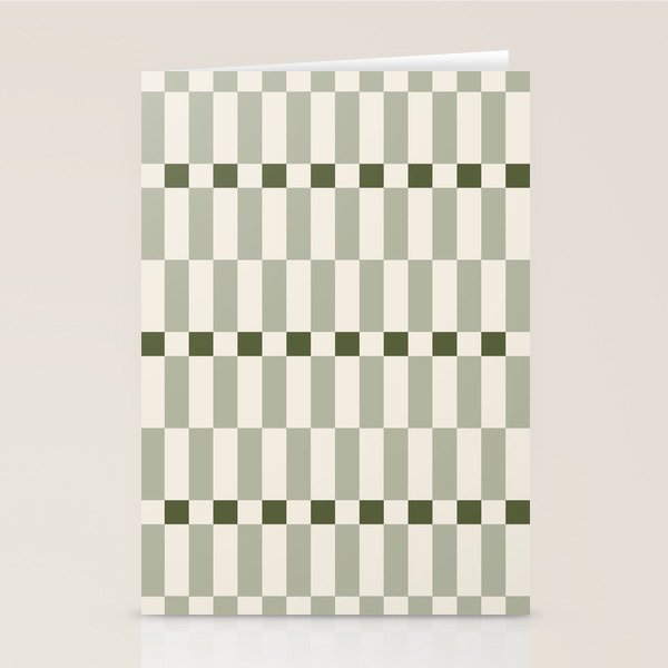 TILES II (Pistachio) Stationery Card Gallery Image 2