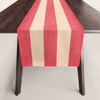 STRIPES 001 C - Strawberry Table Runner Gallery Image 1