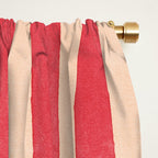 STRIPES 001 C - Strawberry Window Curtain Gallery Image 2