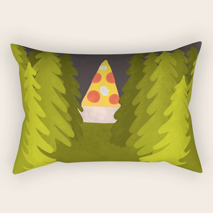 Pizza is Calling Rectangular Pillow Gallery Image 1