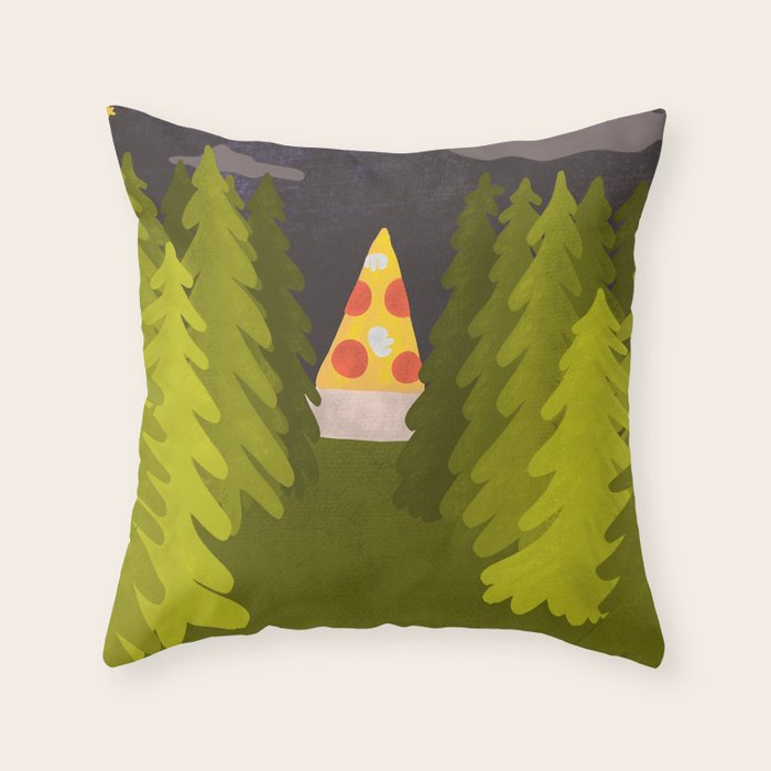 Pizza is Calling Throw Pillow Gallery Image 1