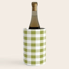 Gingham Large Green White Wine Chiller Gallery Image 1