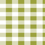 Gingham Large Green White Coffee Mug Gallery Image 2