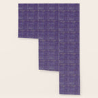 Tribal Ethnic pattern silver on  purple Wallpaper Gallery Image 3