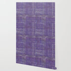 Tribal Ethnic pattern silver on  purple Wallpaper Gallery Image 2