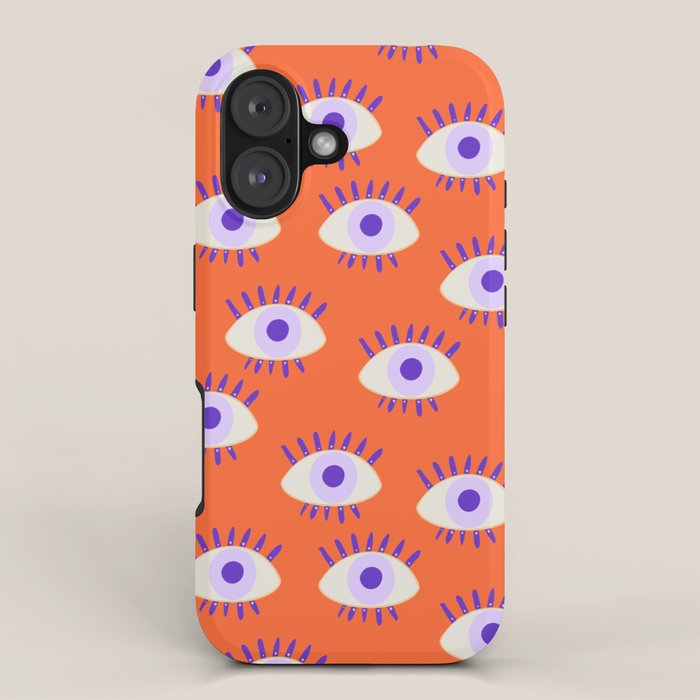 Very peri evil eyes  iPhone Case Gallery Image 1