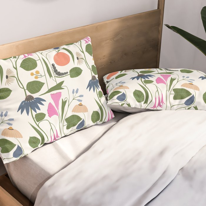 Florence Floral Pillow Sham Gallery Image 2