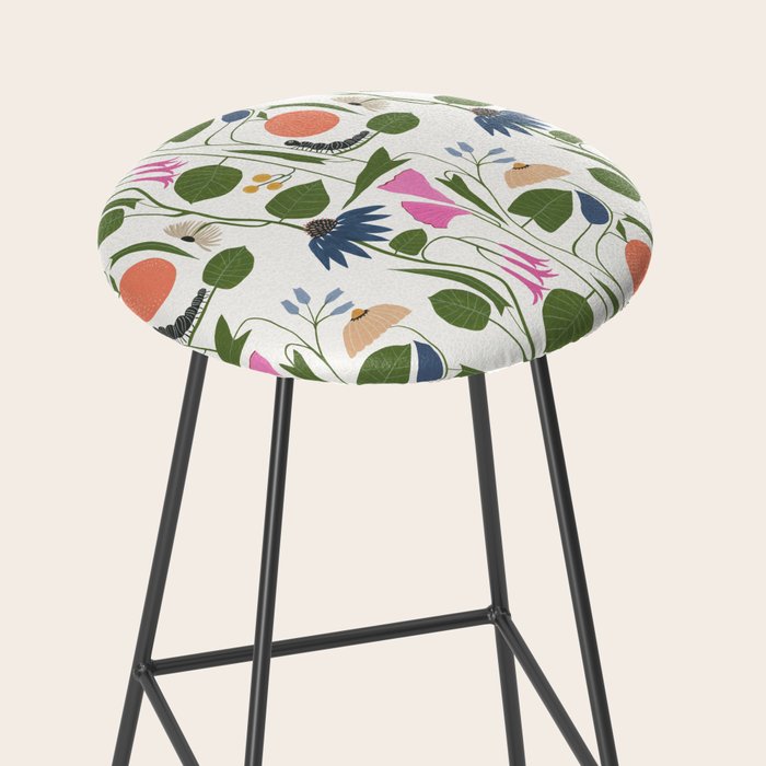 Florence Floral Stool Gallery Image 2
