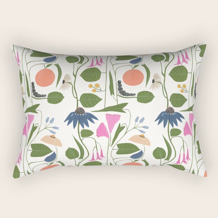 Florence Floral Rectangular Pillow Gallery Image 2