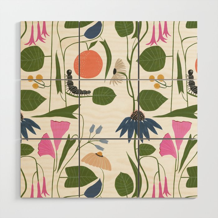 Florence Floral Wood Wall Art Gallery Image 1