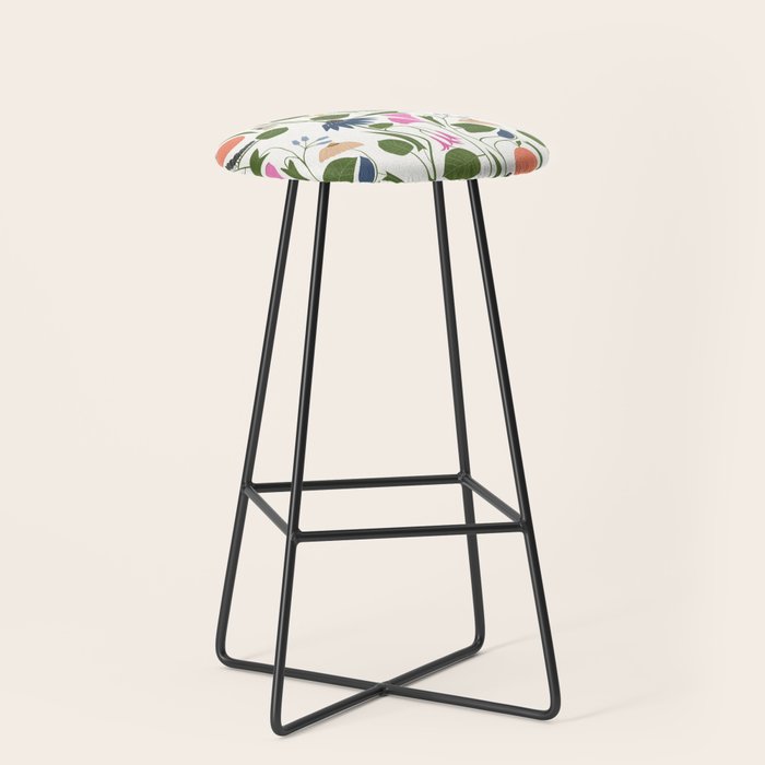 Florence Floral Stool Gallery Image 1